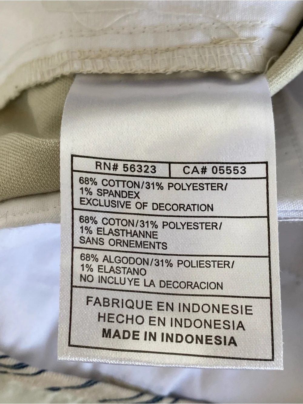 Nike Golf Pleated Flat Front Shorts Beige Khaki Chino Mens Size 42 Classic